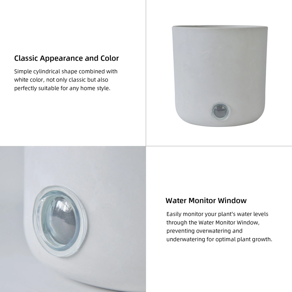 3 Pack Self-Watering Pots For Indoor Plants