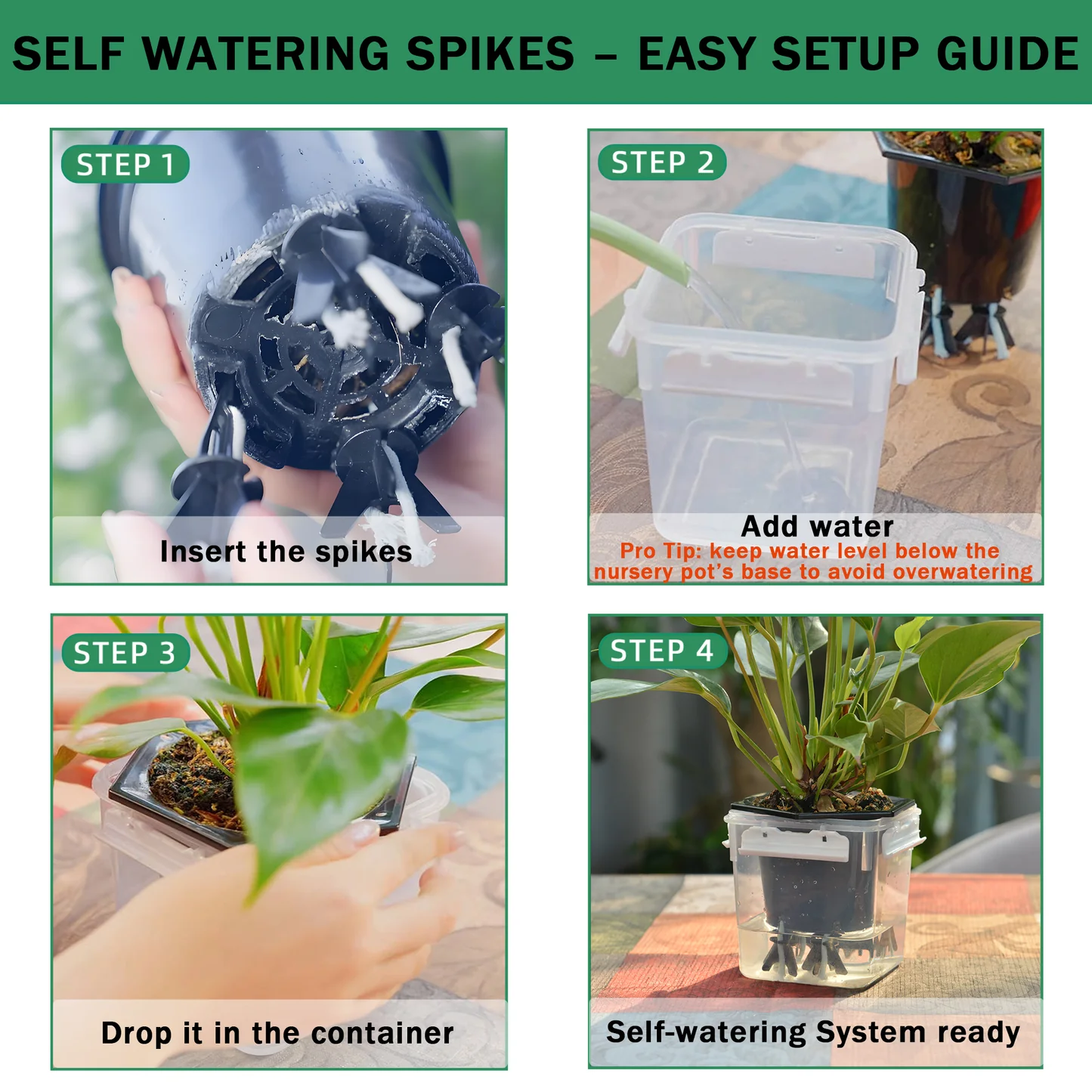 Self-Watering Spikes 8pcs